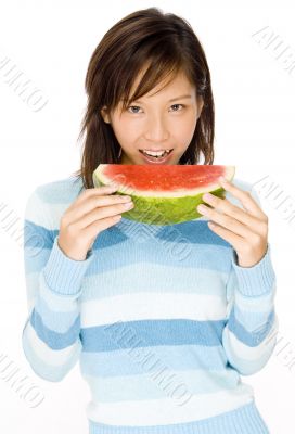 Eating Watermelon