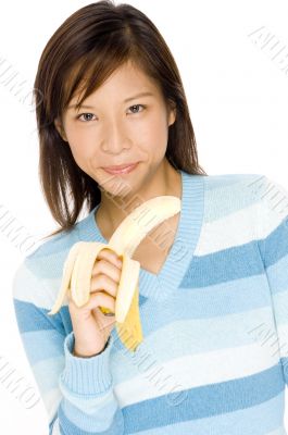Girl With Banana
