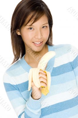 Eating Banana