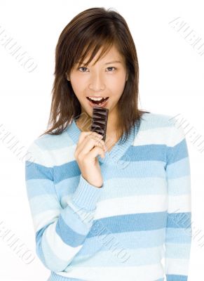 Eating Chocolate