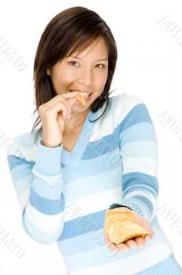 Girl With Chips