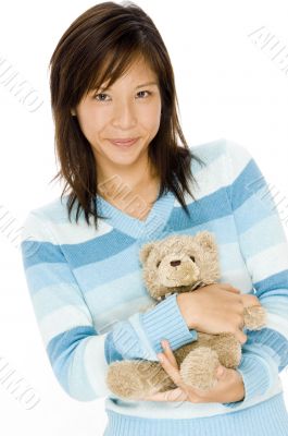 Girl and Teddy