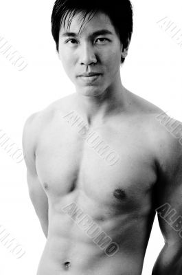 Male Model B&W