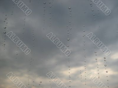 Drops on window