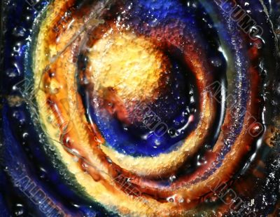 Stained-glass panel in the museum  2