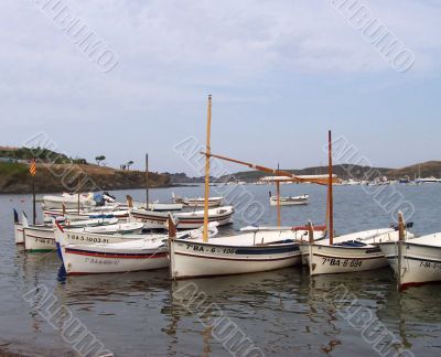 Fishing boats in the Spanish bay