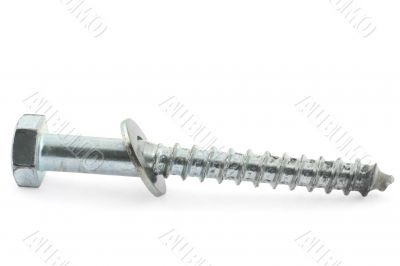 single screw on white