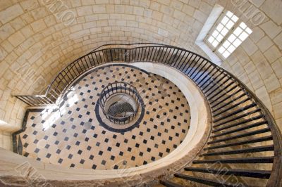 sumptuous lighthouse stairway