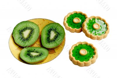 kiwi and cookies