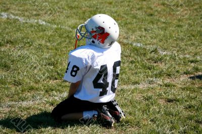 young football player