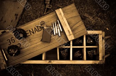 Gernades & Bullets - Ammo Box