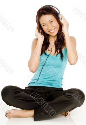 Sitting Listening To Music