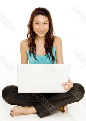Woman With Laptop