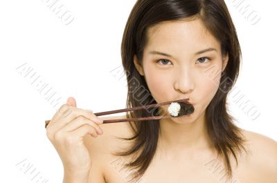 Eating Sushi