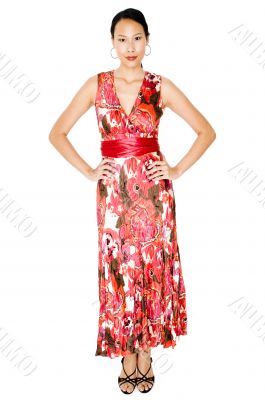 Woman In Red