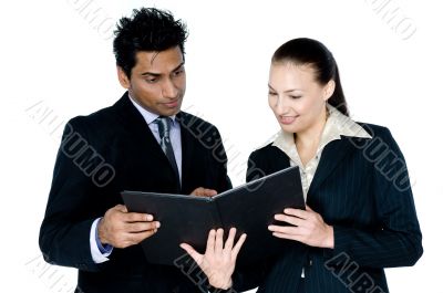 Businessman and Woman