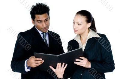 Businessman and Woman