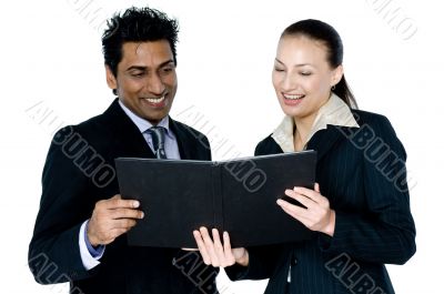 Businessman and Woman