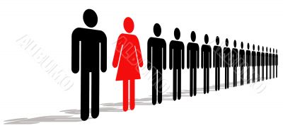 Female With Men