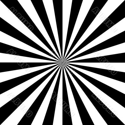 Black And White Twirl Abstract