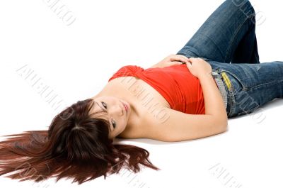Girl Lying Down