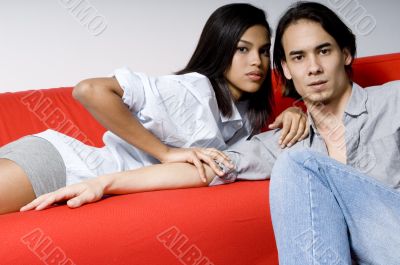 Young Couple At Home