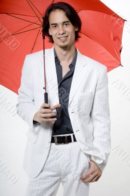 Man With Umbrella