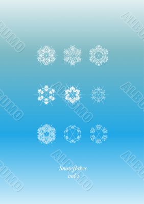Snowflakes Icon Set