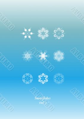 Snowflakes Icon Set