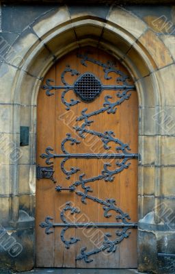 Prague castle door