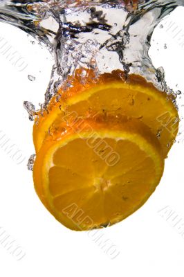 Orange Citrus Fruit in Water