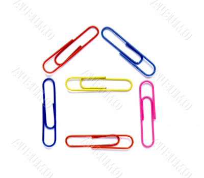 Paper Clips House