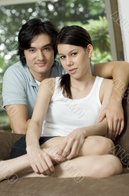 Young Couple At Home