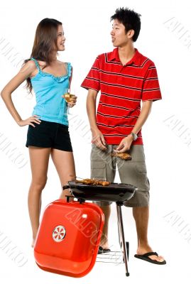 Couple and BBQ