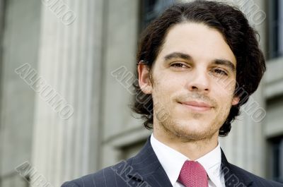 Businessman Outside