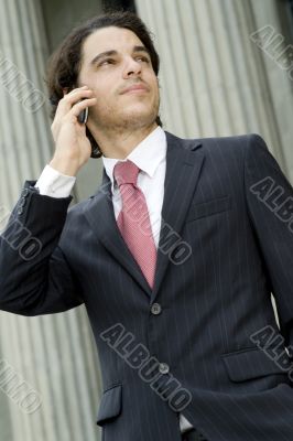 Businessman On Phone