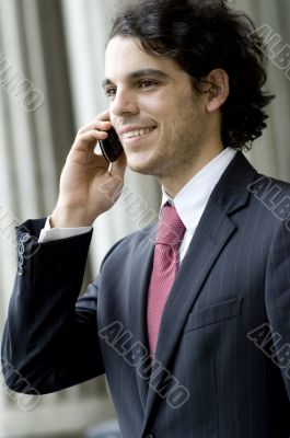 Businessman On Phone
