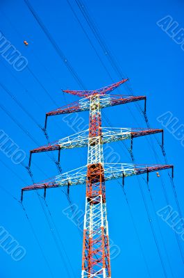 Colored Electricity Pylon