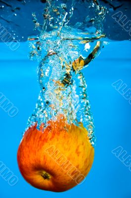 Apple Fruit in Water