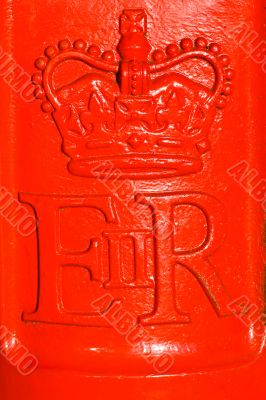 Red Letterbox Close Up