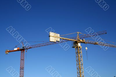 construction cranes