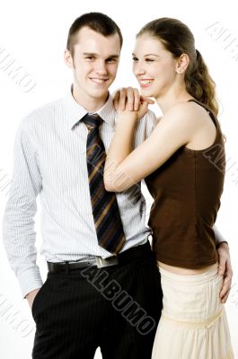 Businessman and Girlfriend
