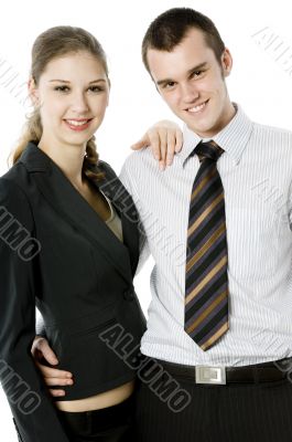 Young Working Couple