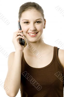 Young Woman On Phone