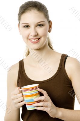 Woman With Mug