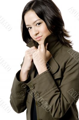 Cute Girl In Coat