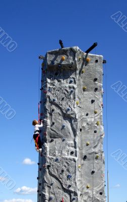 Rock Climbing Kid