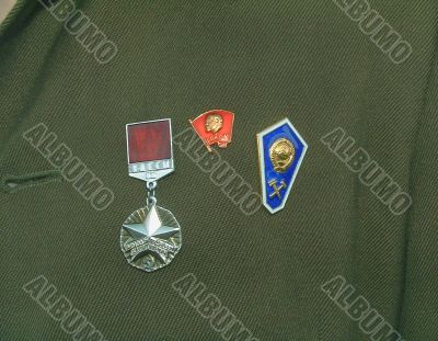 Badges of the soldier