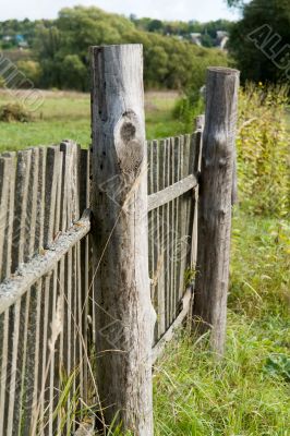 wooden fence