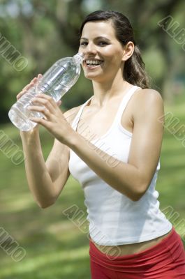 Drinking Water Outside